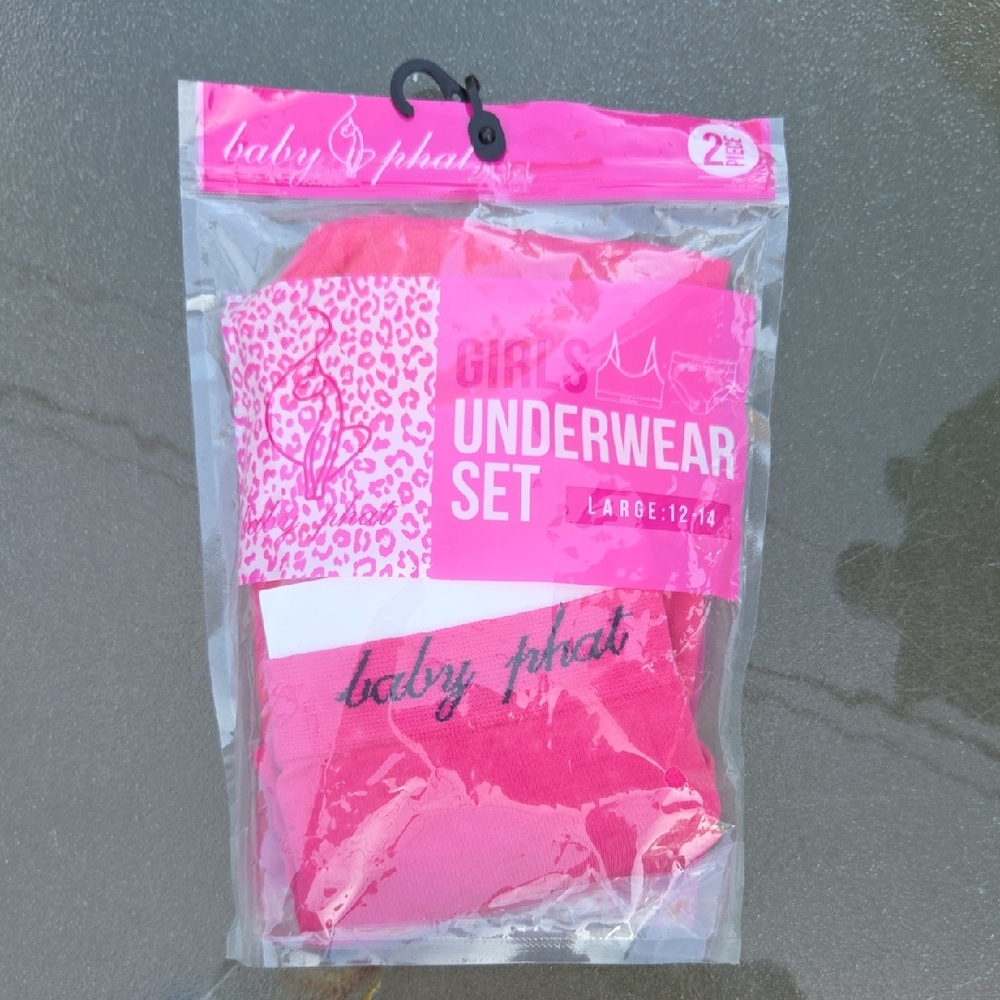 Baby Phat Pink Girls' Underwear Set